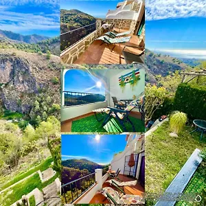  Appartement Axarquia , Frigiliana, Terraza Privada Con Vistas A La Montana Rio Y Al Mar